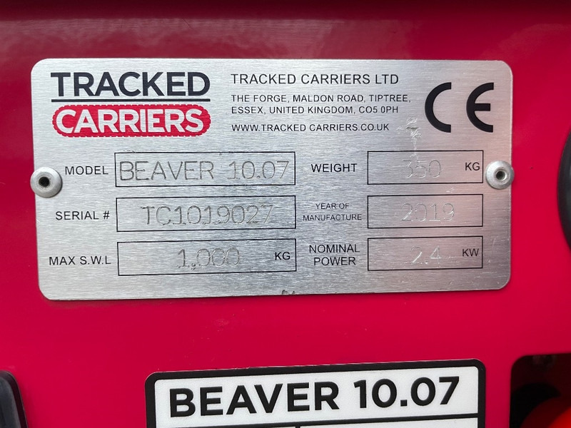 Tracked Carriers Beaver 10.07 - Погрузочно-разгрузочная техника: фото 3 Tracked Carriers Beaver 10.07 - Погрузочно-разгрузочная техника: фото 3
