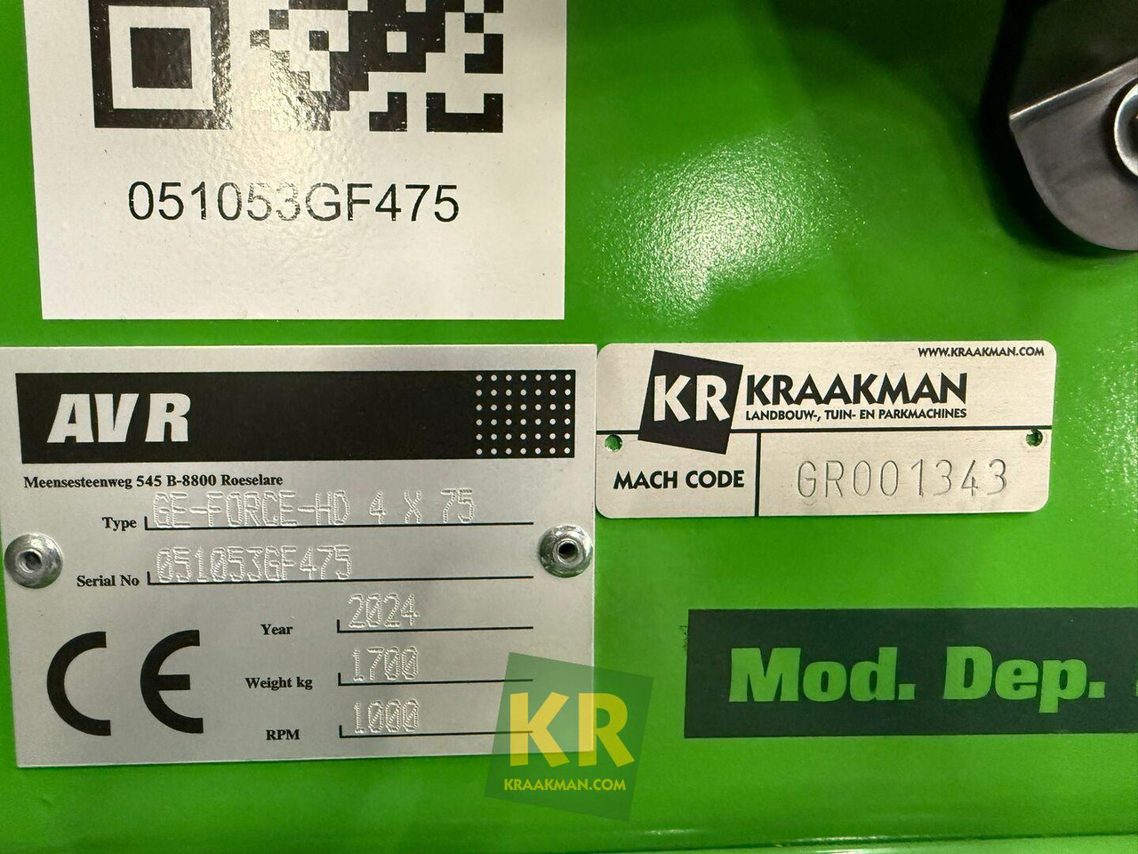 AVR GE Force - Техника для обработки почвы: фото 5 AVR GE Force - Техника для обработки почвы: фото 5