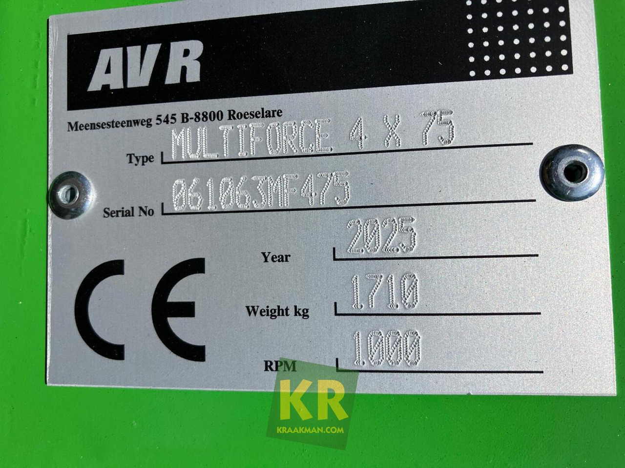 AVR MultiForce - Культиватор: фото 1 AVR MultiForce - Культиватор: фото 1
