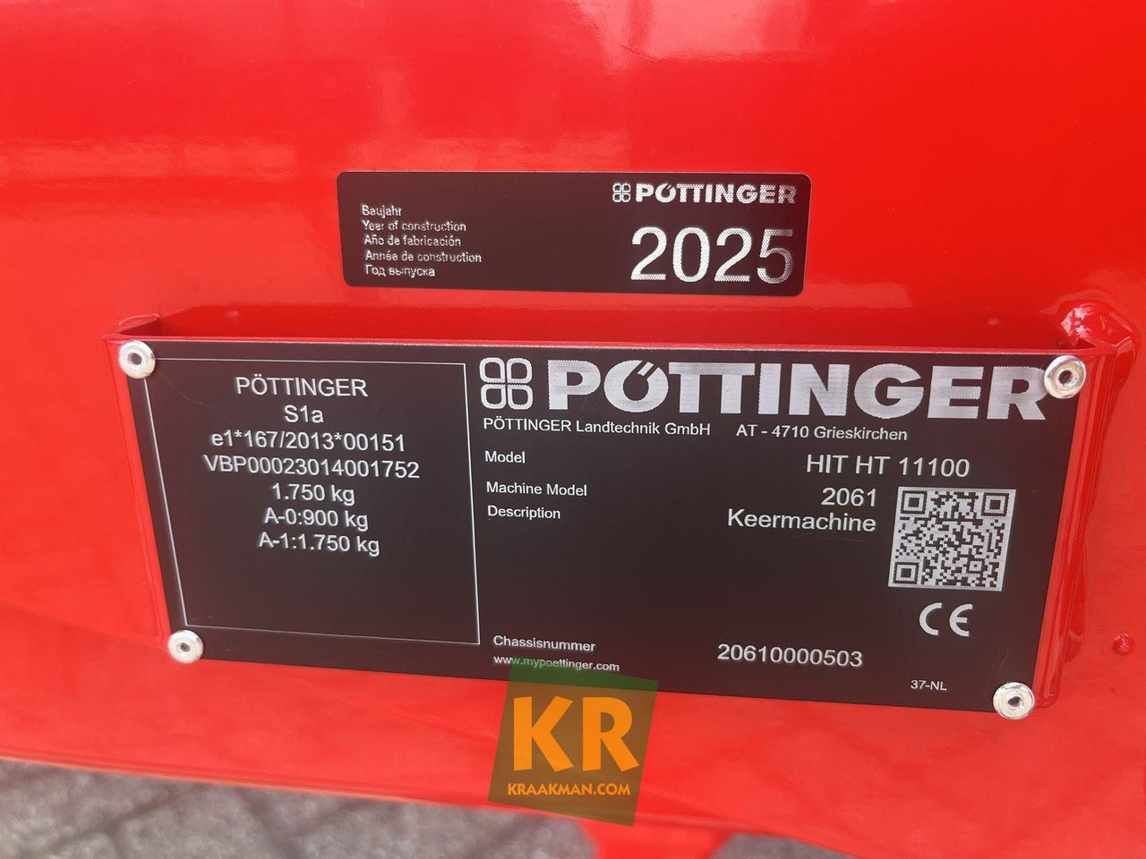 Pottinger HIT HT 11100 - Сеноворошилка: фото 1 Pottinger HIT HT 11100 - Сеноворошилка: фото 1