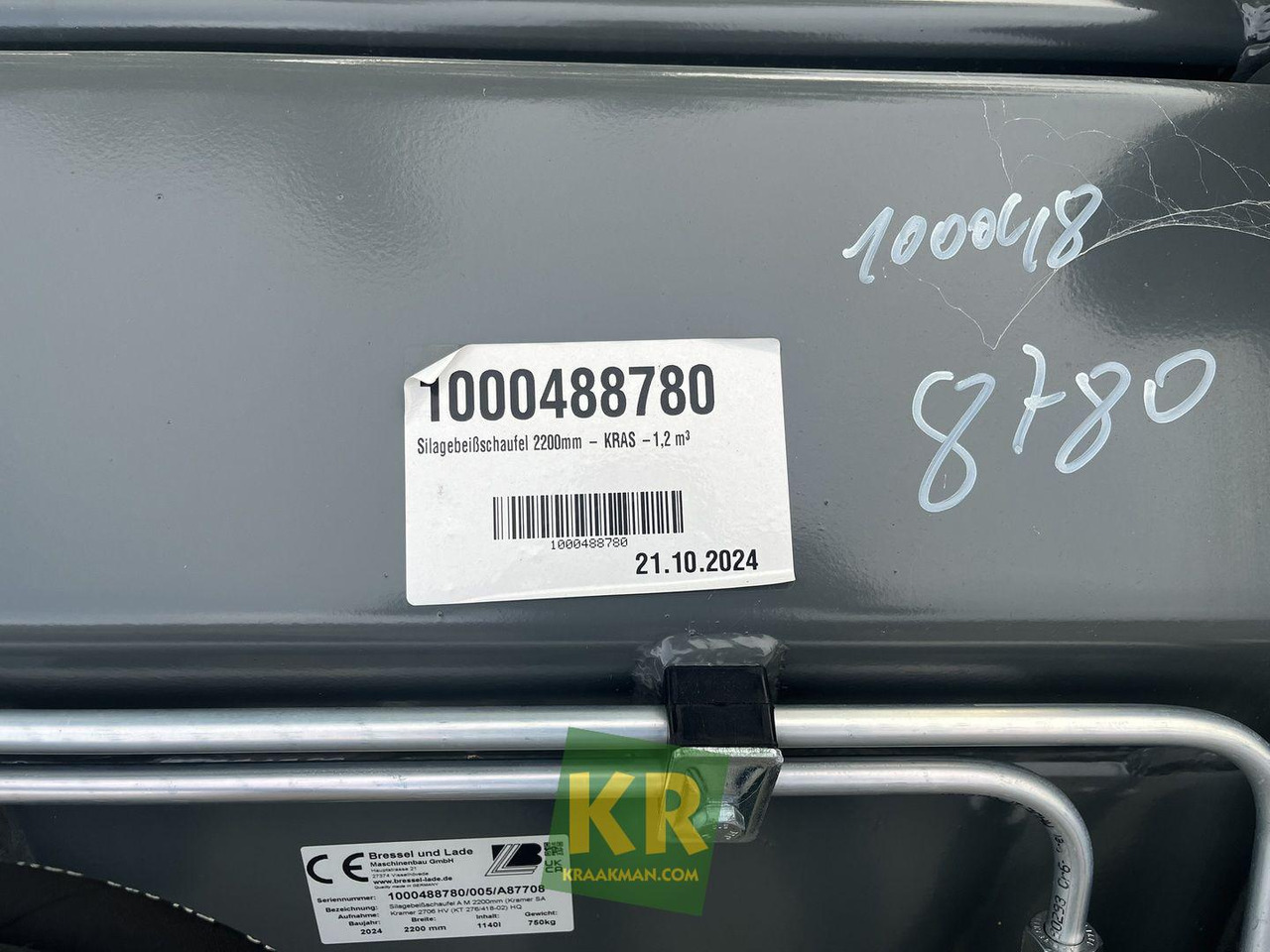 Voorzetstukken Kramer  - Ковш для погрузчика: фото 5 Voorzetstukken Kramer  - Ковш для погрузчика: фото 5