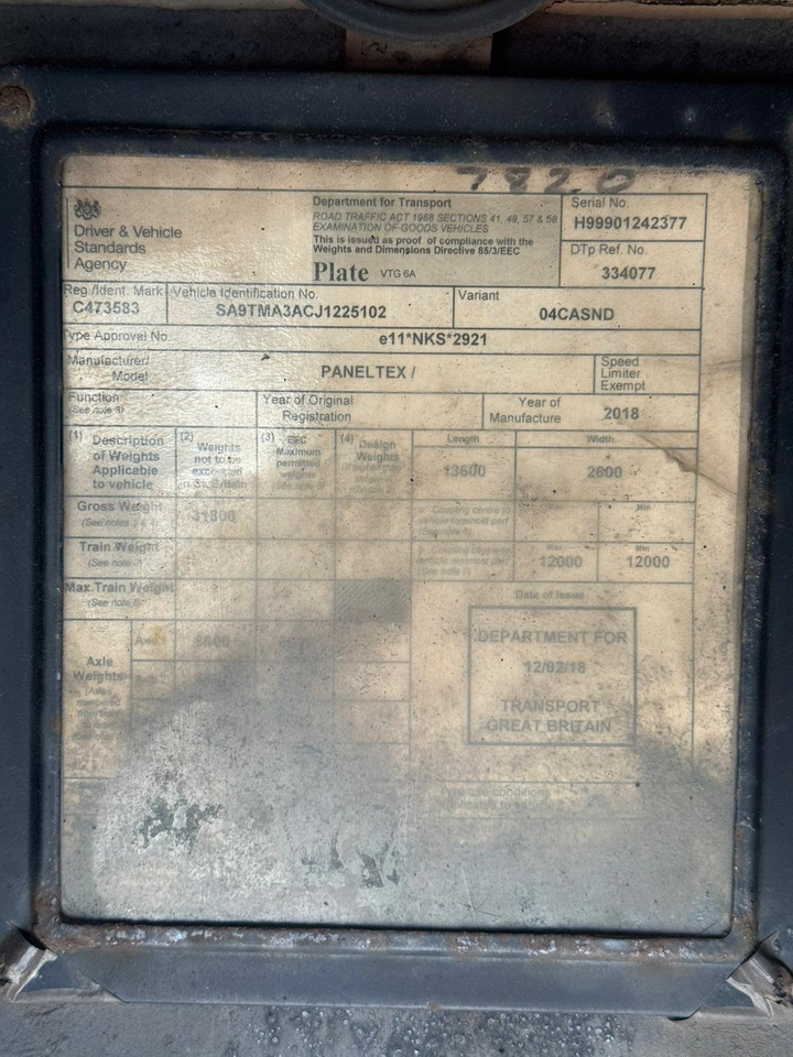 Полуприцеп-рефрижератор 2017 Krone 13.6m Fridge Trailer – 7820: фото 9