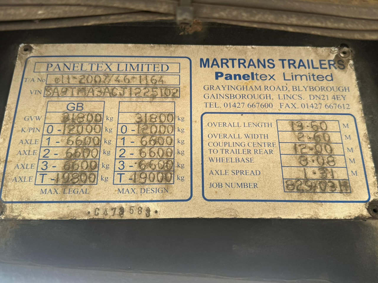 Полуприцеп-рефрижератор 2017 Krone 13.6m Fridge Trailer – 7820: фото 21