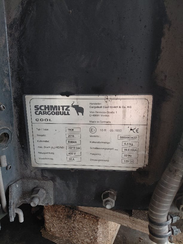 Schmitz -2016 S/N: 5800003437 - Холодильная установка: фото 2 Schmitz -2016 S/N: 5800003437 - Холодильная установка: фото 2