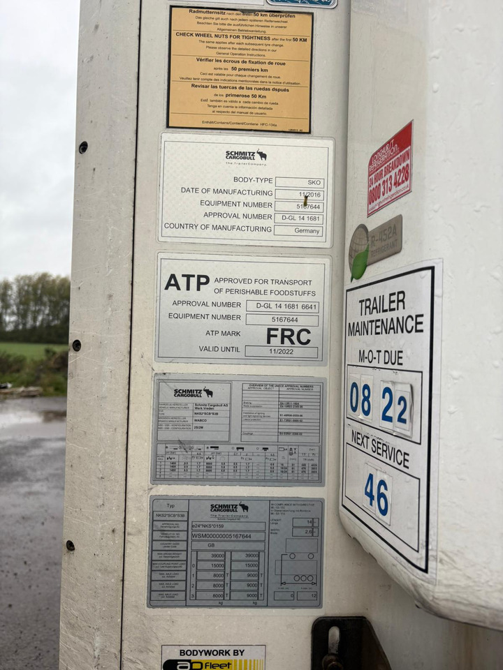 Schmitz Cargobull 2016 TK SLXe 300 – BTK110 - Полуприцеп-рефрижератор: фото 2 Schmitz Cargobull 2016 TK SLXe 300 – BTK110 - Полуприцеп-рефрижератор: фото 2