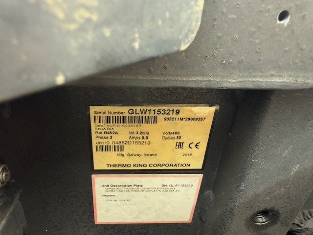 Thermo King T-600 S/N : GLW1153219 - Холодильная установка: фото 2 Thermo King T-600 S/N : GLW1153219 - Холодильная установка: фото 2