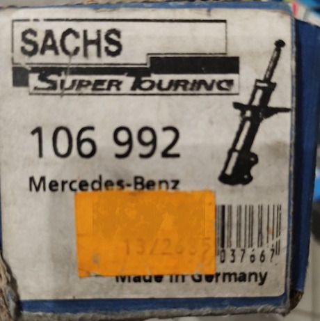 AMORTYZATOR TYLNI 106992 SACHS MERCEDES 507 508 510 512 T2 VARIO 0043260600 - Амортизатор: фото 2 AMORTYZATOR TYLNI 106992 SACHS MERCEDES 507 508 510 512 T2 VARIO 0043260600 - Амортизатор: фото 2