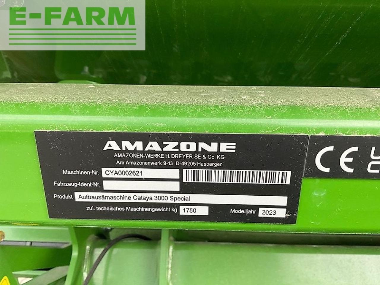 Amazone cataya 3000 special rotec - Сеялка: фото 5 Amazone cataya 3000 special rotec - Сеялка: фото 5