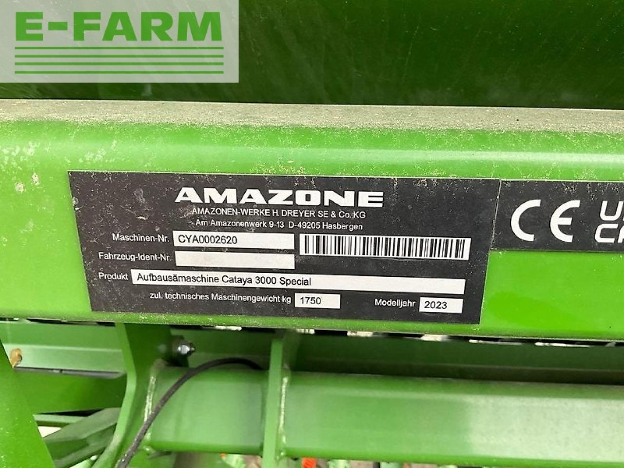 Amazone cataya 3000 special rotec - Сеялка: фото 5 Amazone cataya 3000 special rotec - Сеялка: фото 5