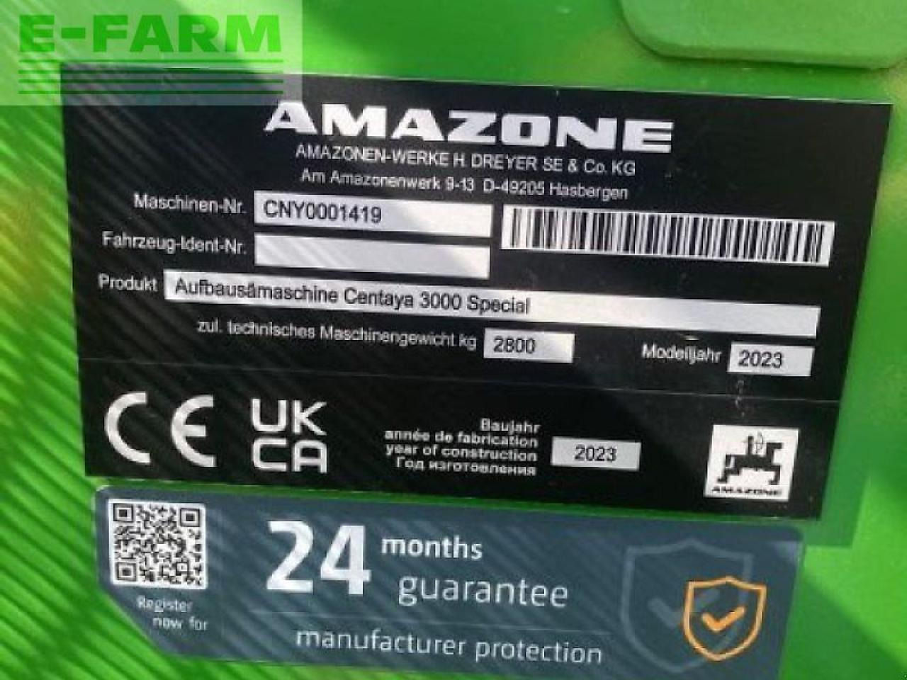 Amazone centaya 3000 special + ke 3002 - Сеялка: фото 5 Amazone centaya 3000 special + ke 3002 - Сеялка: фото 5