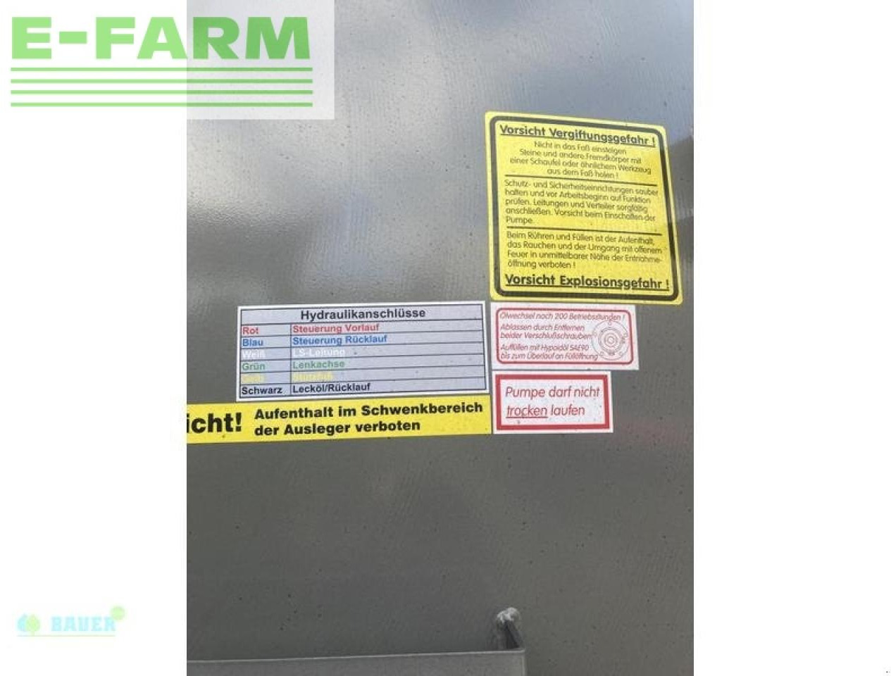 BSA ptw 200 profiline - Цистерна для жидкого навоза: фото 4 BSA ptw 200 profiline - Цистерна для жидкого навоза: фото 4