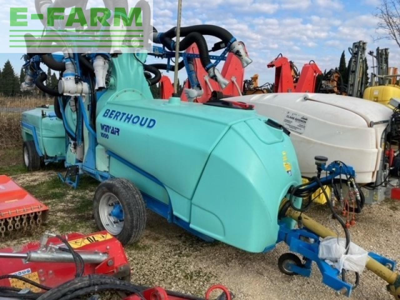 Berthoud win air - Прицепной опрыскиватель: фото 3 Berthoud win air - Прицепной опрыскиватель: фото 3