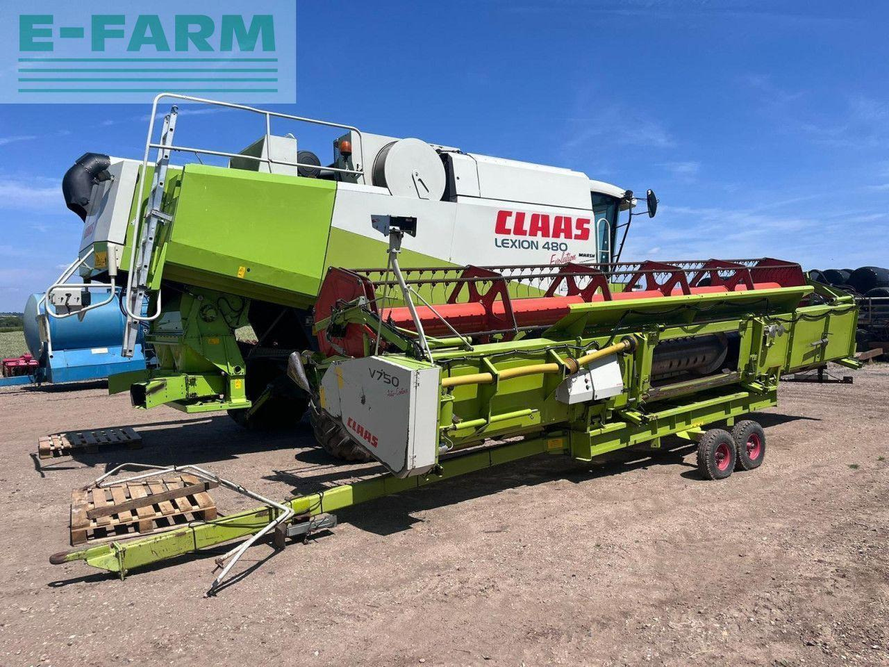 CLAAS LEXION 480 EVOLUTION TT - Зерноуборочный комбайн: фото 2 CLAAS LEXION 480 EVOLUTION TT - Зерноуборочный комбайн: фото 2