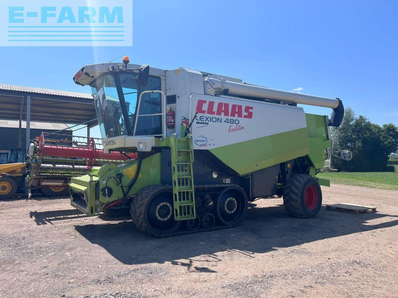 CLAAS LEXION 480 EVOLUTION TT - Зерноуборочный комбайн: фото 1 CLAAS LEXION 480 EVOLUTION TT - Зерноуборочный комбайн: фото 1