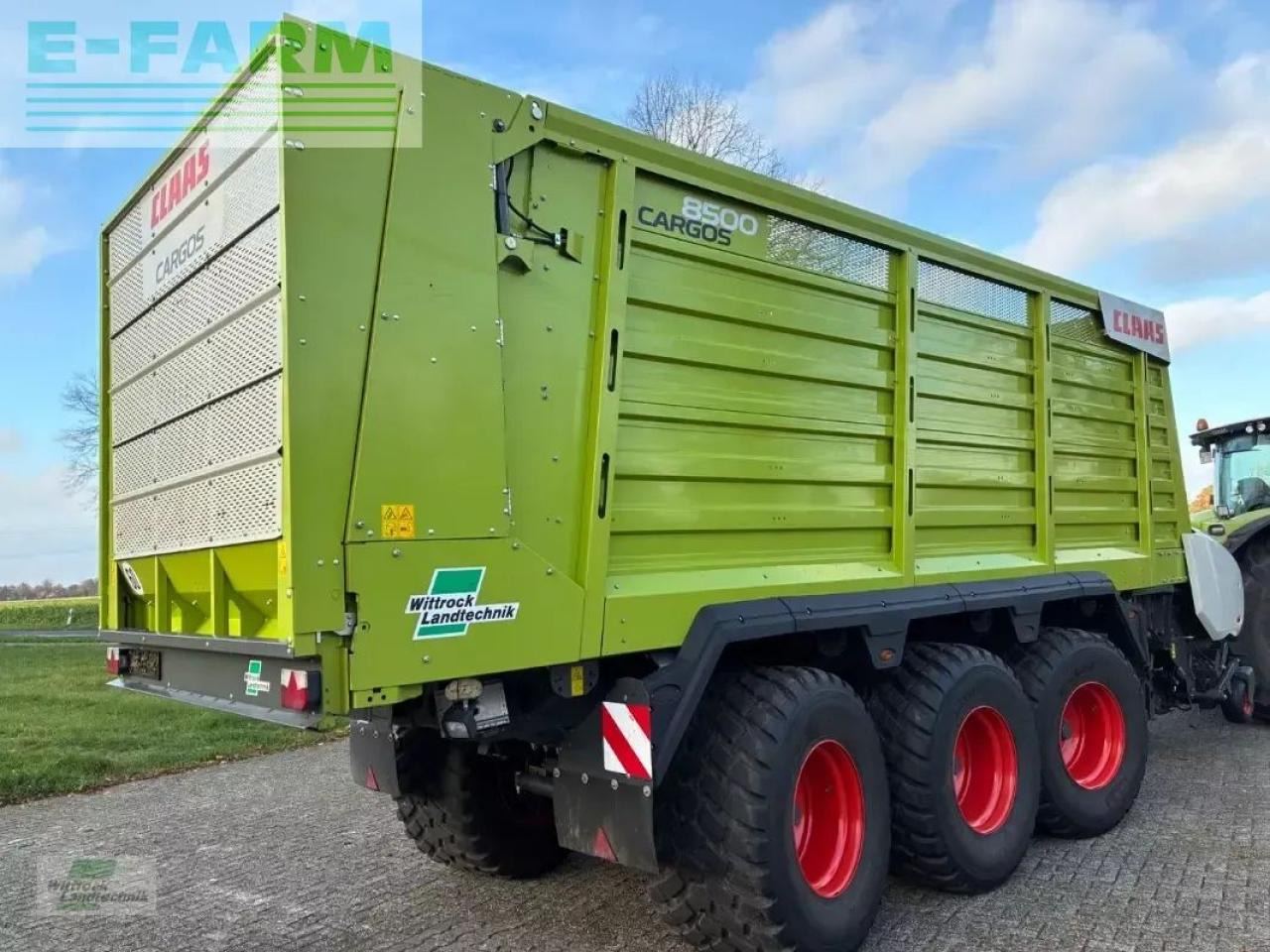CLAAS cargos 8500 tridem - Сельскохозяйственный прицеп-самосвал: фото 1 CLAAS cargos 8500 tridem - Сельскохозяйственный прицеп-самосвал: фото 1