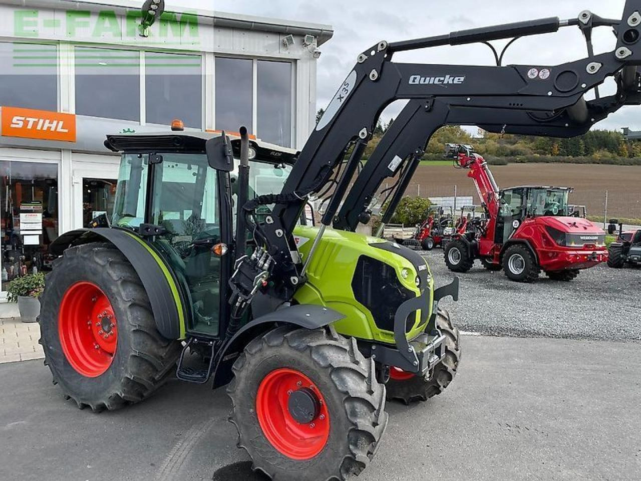 CLAAS elios 210 mit frontlader und druckluftbremsanlage - Трактор: фото 1 CLAAS elios 210 mit frontlader und druckluftbremsanlage - Трактор: фото 1