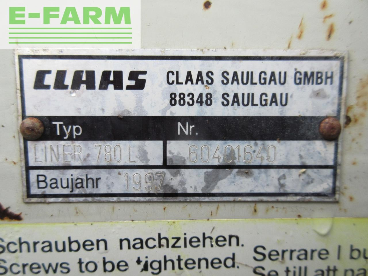 CLAAS l 780 l - Сеноворошилка: фото 5 CLAAS l 780 l - Сеноворошилка: фото 5