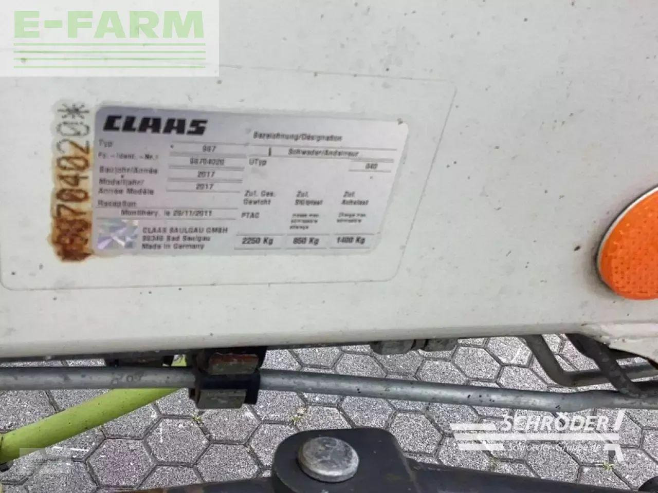 Сеноворошилка CLAAS liner 2800: фото 7
