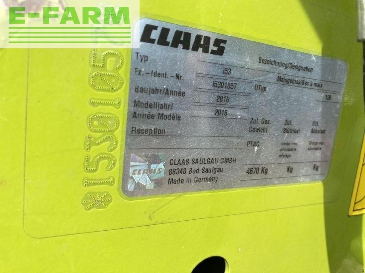 Оборудование для кормоуборочного комбайна CLAAS orbis 900: фото 8