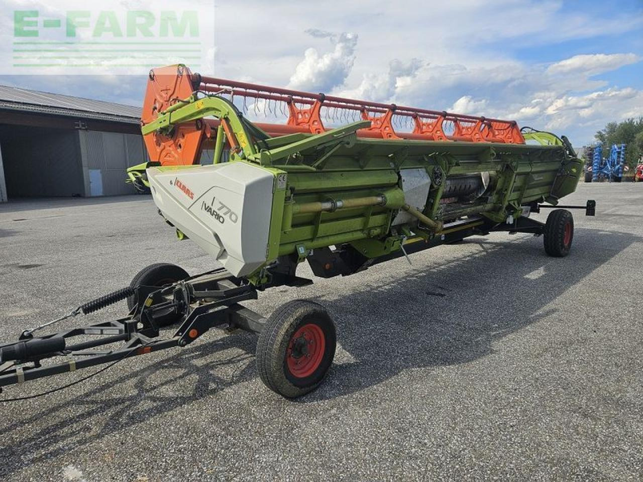 CLAAS vario 770 + rapstrenner + transportwagen - Жатка зерновая: фото 1 CLAAS vario 770 + rapstrenner + transportwagen - Жатка зерновая: фото 1