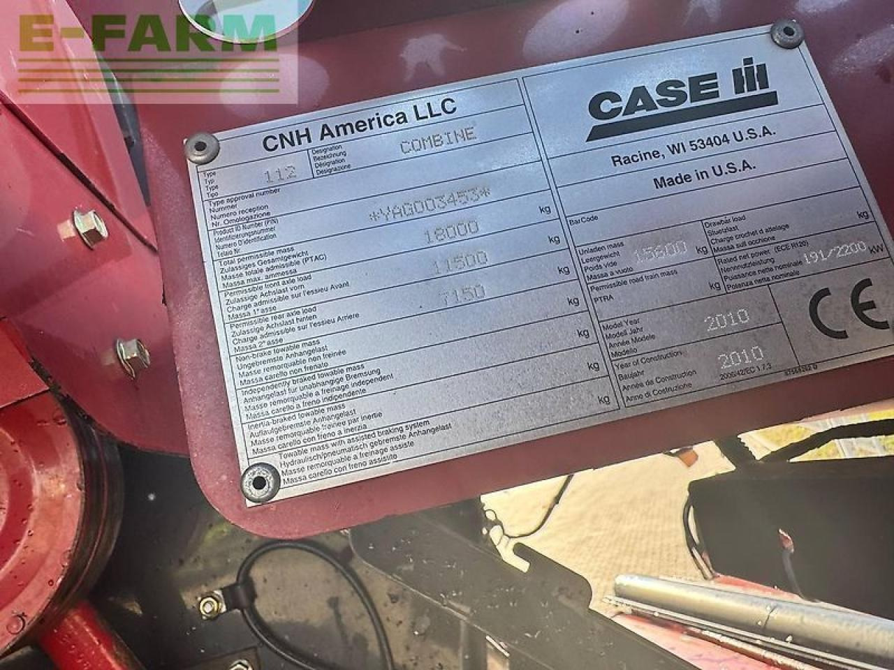 Зерноуборочный комбайн Case-IH 5088: фото 10 Зерноуборочный комбайн Case-IH 5088: фото 10