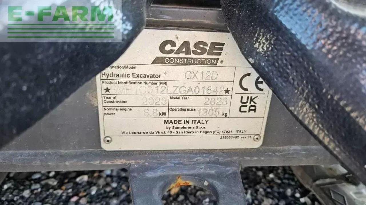 Case-IH cx12d - Мини-экскаватор: фото 4 Case-IH cx12d - Мини-экскаватор: фото 4