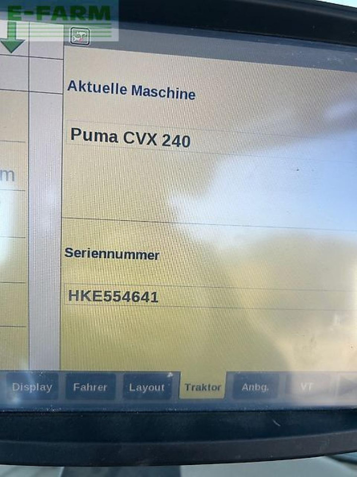 Трактор Case-IH puma cvx 240: фото 13