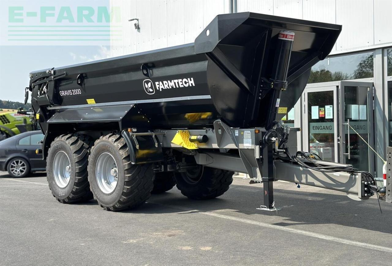 Farmtech gravis 2000 hardox black edition - Сельскохозяйственный прицеп-самосвал: фото 3 Farmtech gravis 2000 hardox black edition - Сельскохозяйственный прицеп-самосвал: фото 3