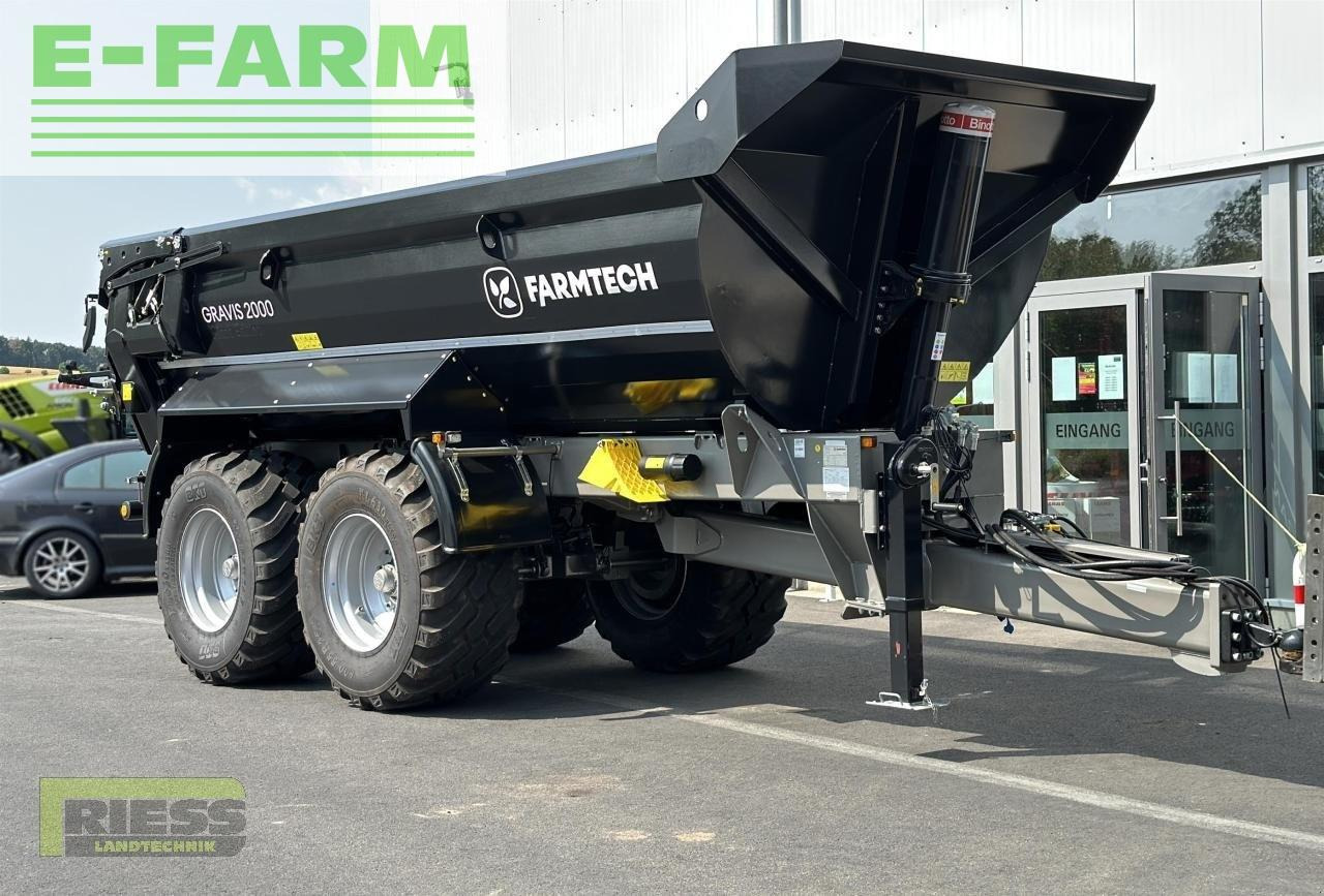 Farmtech gravis 2000 hardox black edition - Сельскохозяйственный прицеп-самосвал: фото 2 Farmtech gravis 2000 hardox black edition - Сельскохозяйственный прицеп-самосвал: фото 2