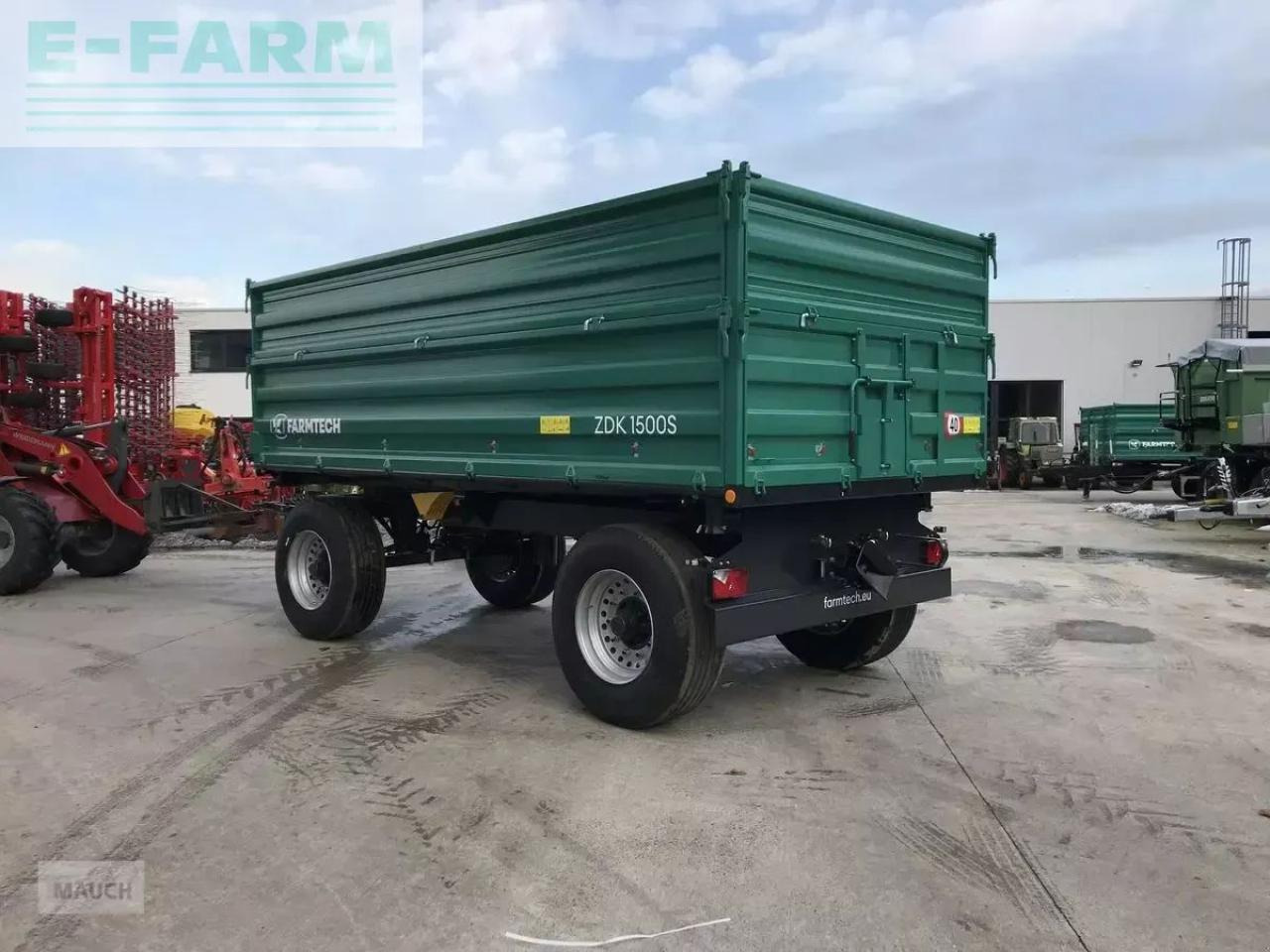 Farmtech zdk 1500 - Сельскохозяйственный прицеп-самосвал: фото 5 Farmtech zdk 1500 - Сельскохозяйственный прицеп-самосвал: фото 5