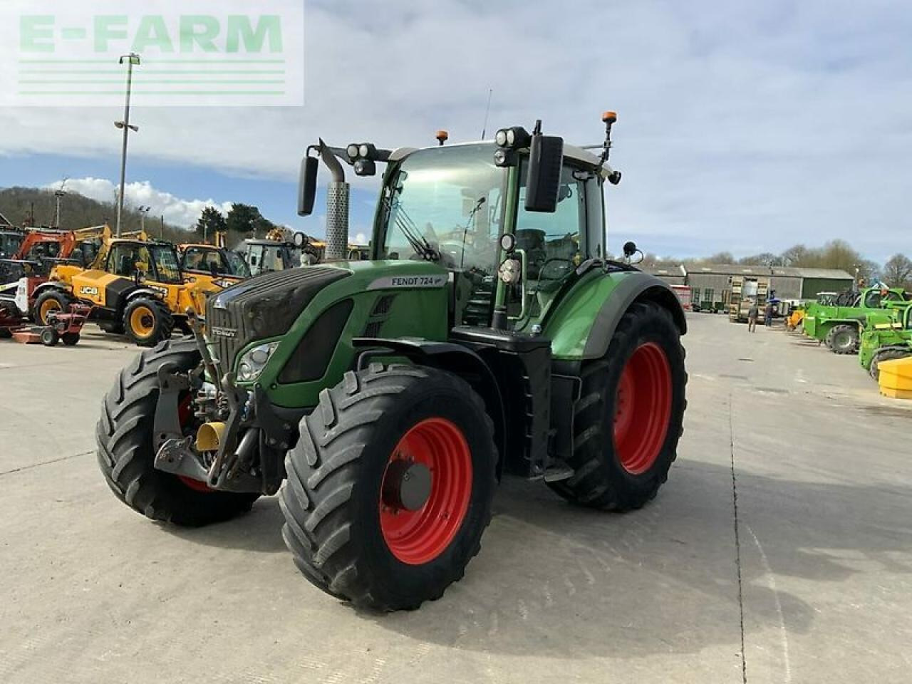 Fendt 724 profi plus tractor (st22528) - Трактор: фото 4 Fendt 724 profi plus tractor (st22528) - Трактор: фото 4