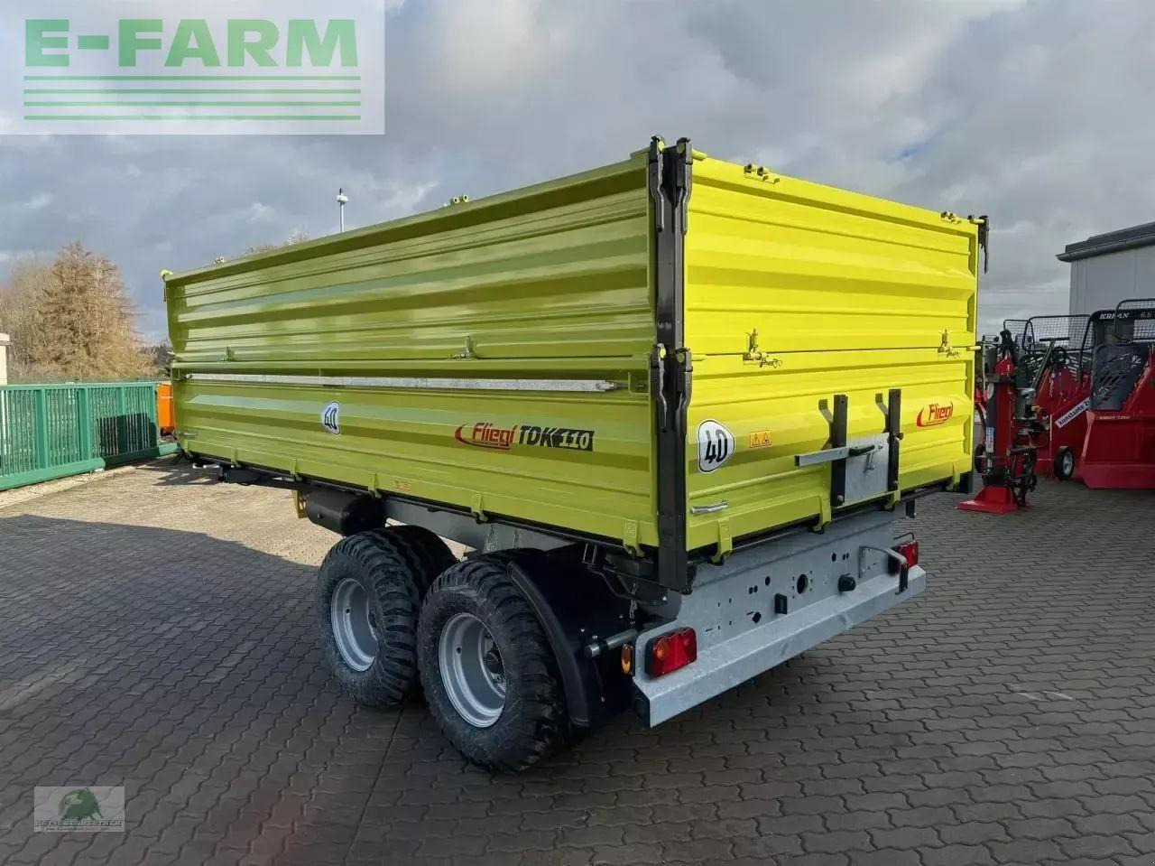 Fliegl tdk 110-88 - Сельскохозяйственный прицеп-самосвал: фото 3 Fliegl tdk 110-88 - Сельскохозяйственный прицеп-самосвал: фото 3