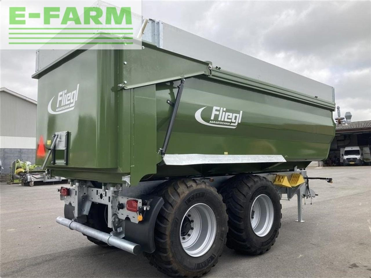 Сельскохозяйственный прицеп-самосвал Fliegl tmk 264 fox profi m/400 mm kornoverbygning: фото 7 Сельскохозяйственный прицеп-самосвал Fliegl tmk 264 fox profi m/400 mm kornoverbygning: фото 7