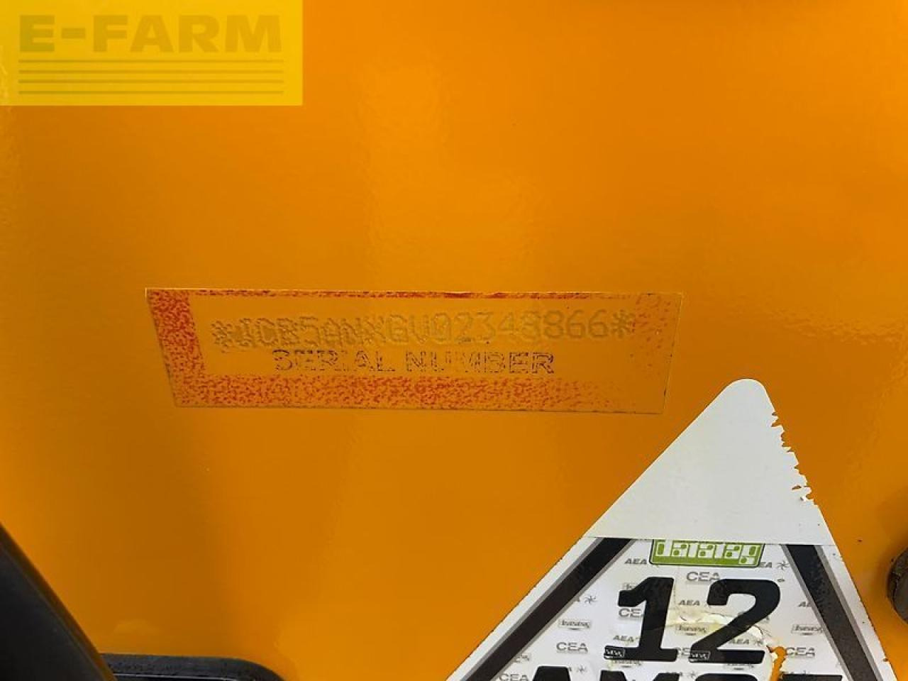 Телескопический погрузчик JCB 535-125 hi viz telehandler (st24979): фото 12 Телескопический погрузчик JCB 535-125 hi viz telehandler (st24979): фото 12