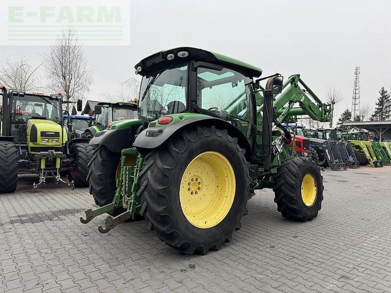 Трактор John Deere 6105r + jd h340: фото 6
