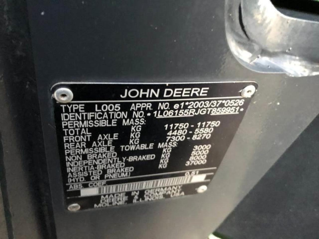 Трактор John Deere 6155r: фото 12