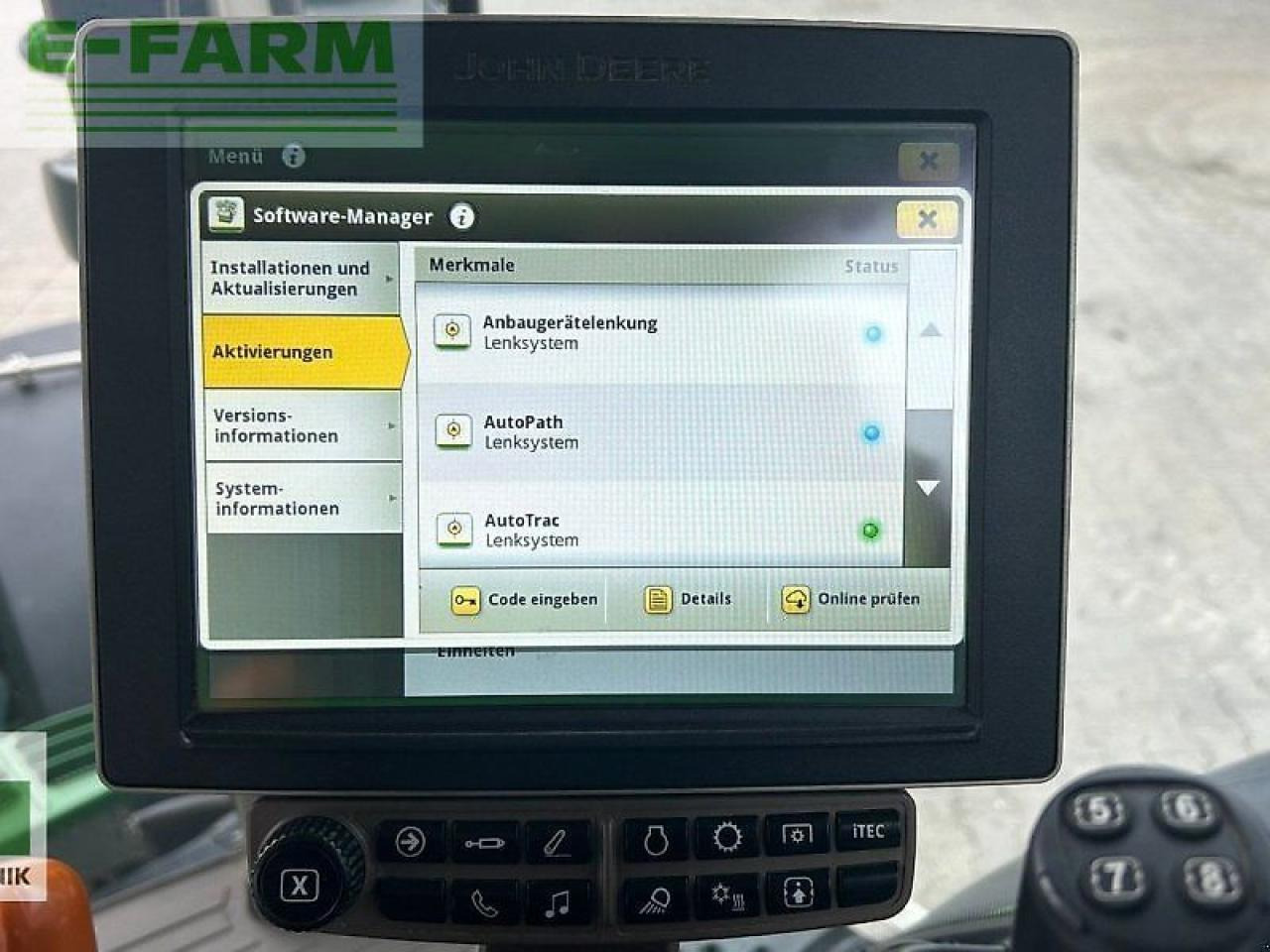 Трактор John Deere 7310r mit reifendruckregelanlage: фото 14