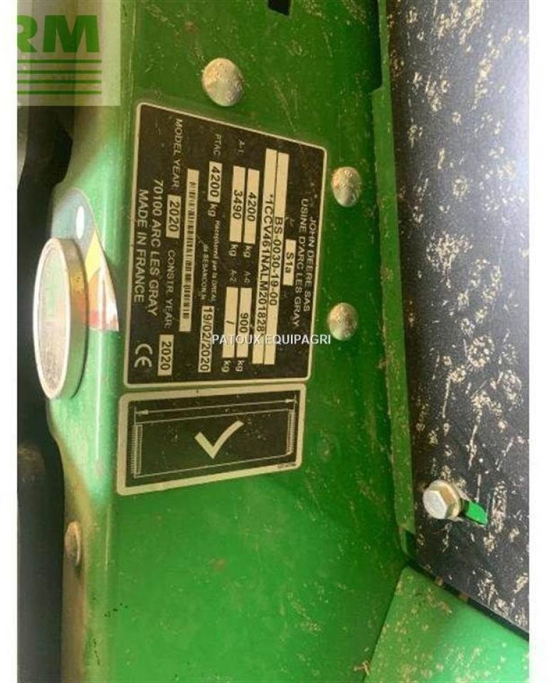 John Deere v461m - Пресс-подборщик тюковый: фото 3 John Deere v461m - Пресс-подборщик тюковый: фото 3