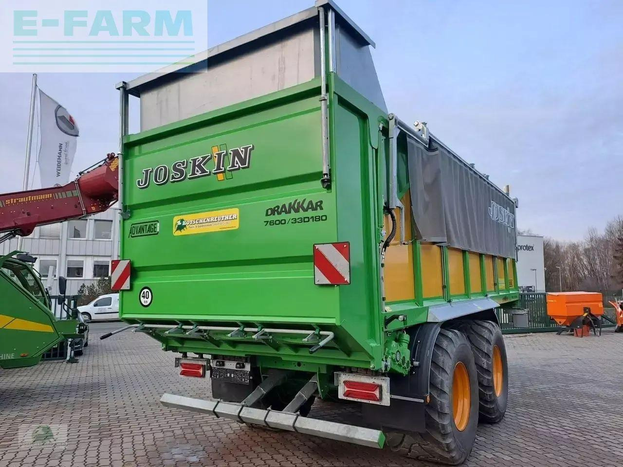 Joskin drakkar 7600/33d180 - Сельскохозяйственный прицеп-самосвал: фото 4 Joskin drakkar 7600/33d180 - Сельскохозяйственный прицеп-самосвал: фото 4
