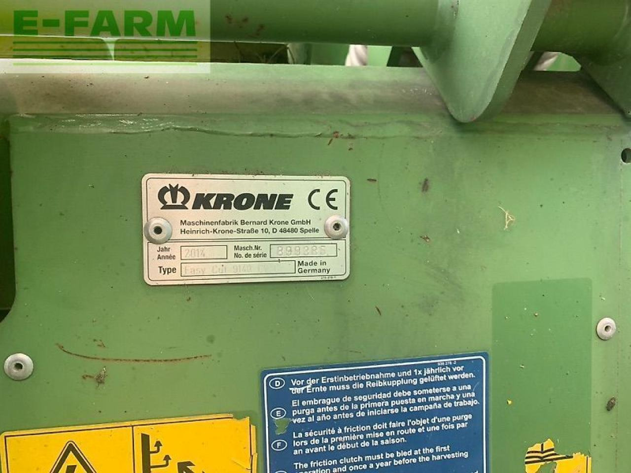 Krone easy cut 9140 cv - Косилка: фото 3 Krone easy cut 9140 cv - Косилка: фото 3