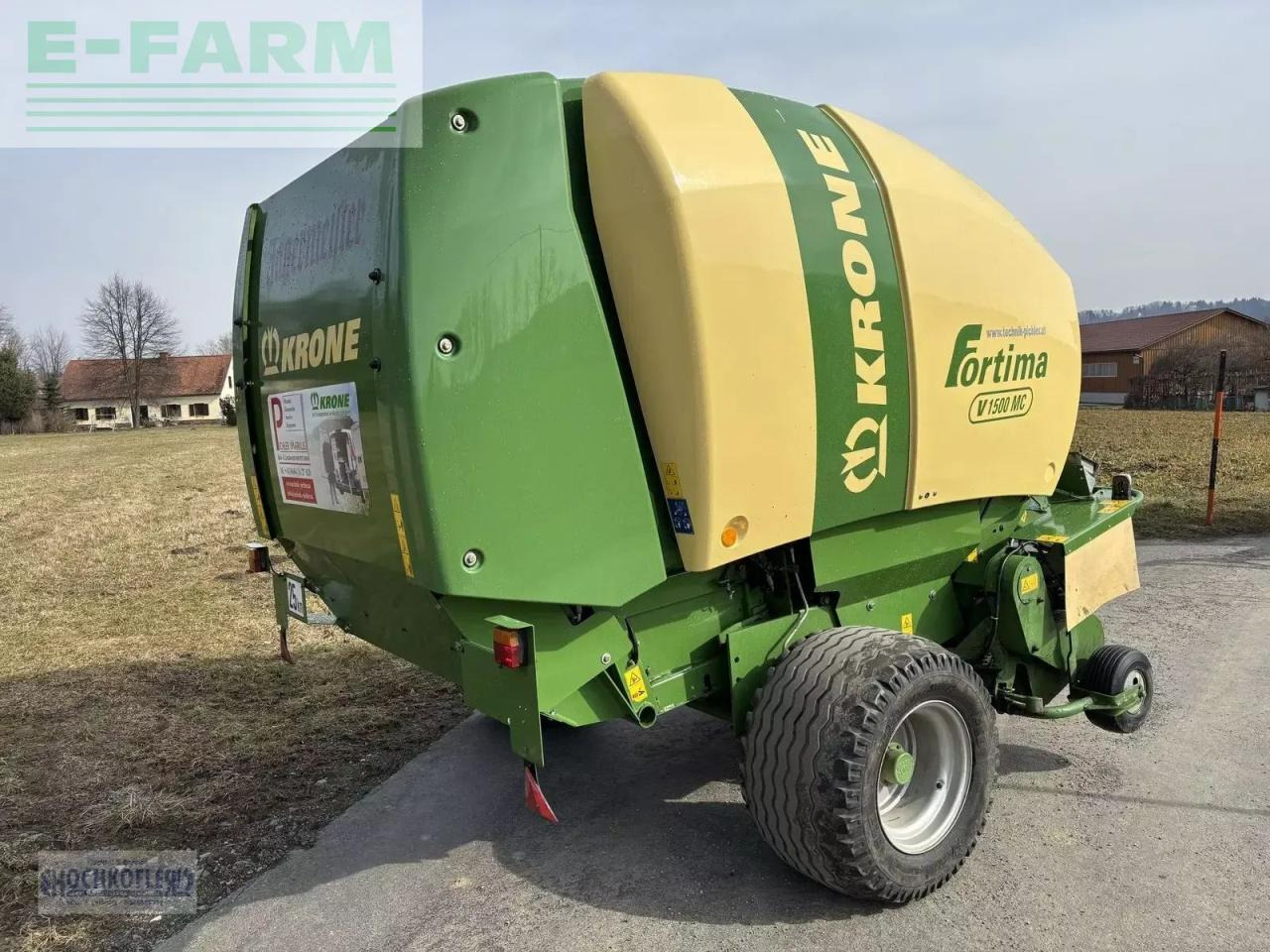 Пресс-подборщик тюковый Krone fortima v1500mc: фото 6