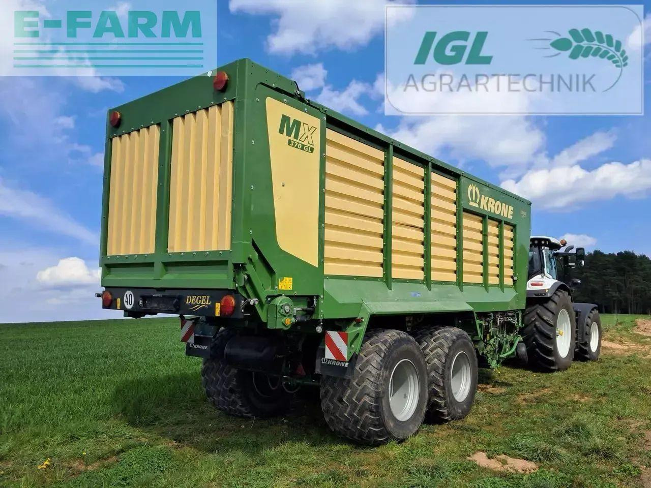 Krone mx 370 gl - Самозагружающийся прицеп: фото 2 Krone mx 370 gl - Самозагружающийся прицеп: фото 2