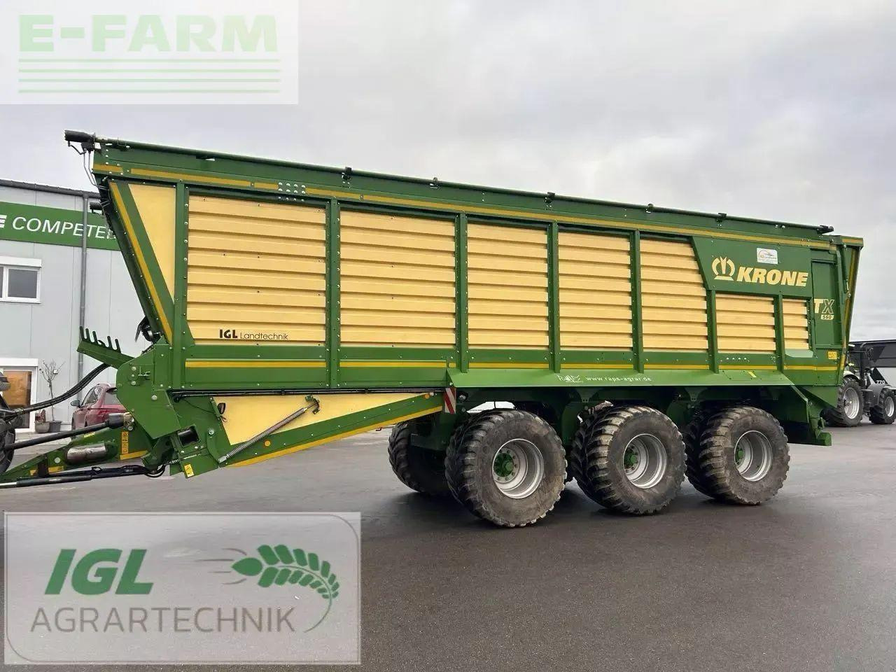 Krone tx 560 - Сельскохозяйственный прицеп-самосвал: фото 1 Krone tx 560 - Сельскохозяйственный прицеп-самосвал: фото 1