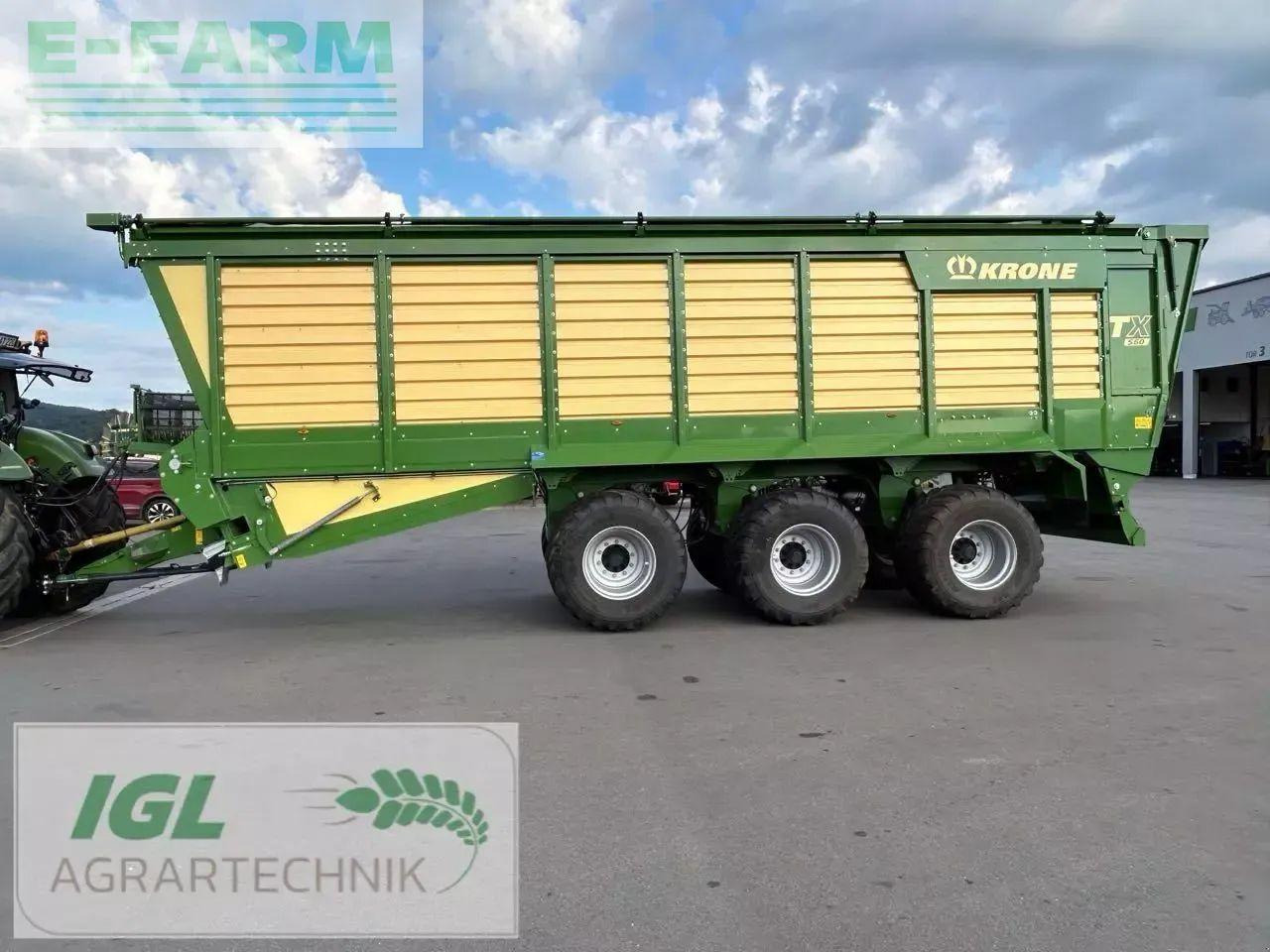 Krone tx 560 - Сельскохозяйственный прицеп-самосвал: фото 2 Krone tx 560 - Сельскохозяйственный прицеп-самосвал: фото 2