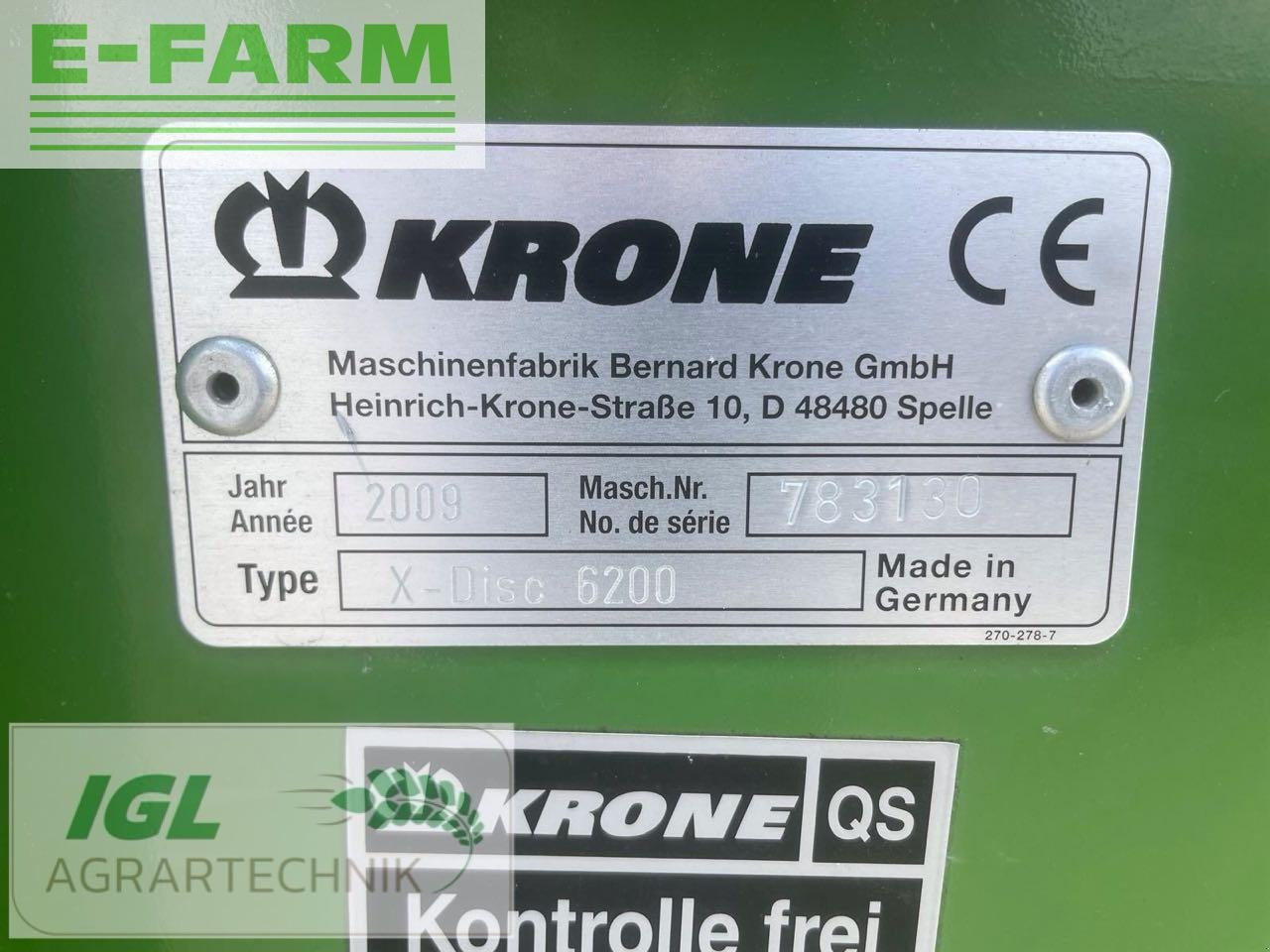 Krone xdisc 6200 - Оборудование для кормоуборочного комбайна: фото 5 Krone xdisc 6200 - Оборудование для кормоуборочного комбайна: фото 5