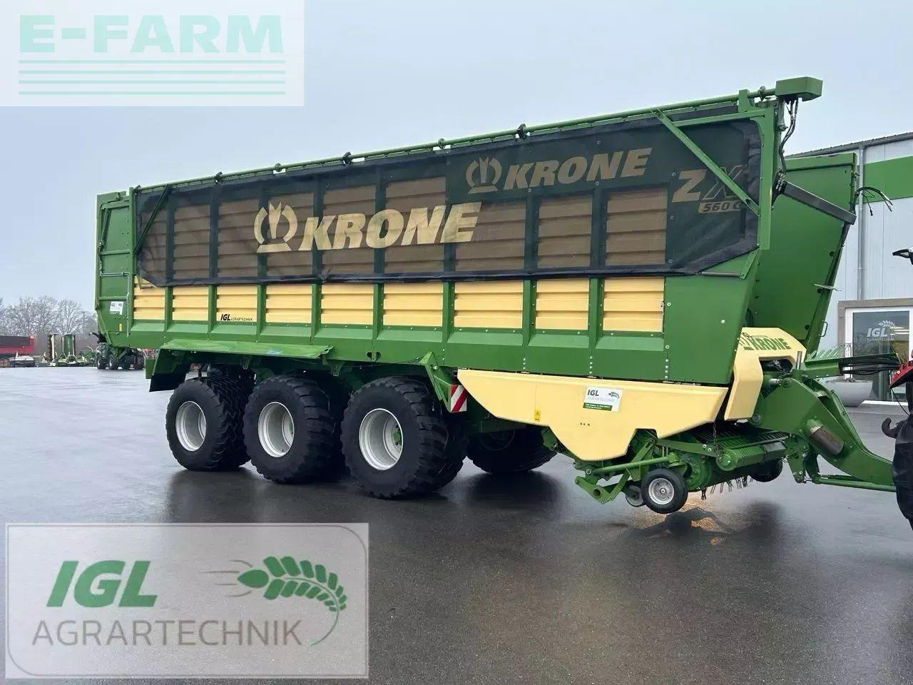 Krone zx 560 gl - Самозагружающийся прицеп: фото 2 Krone zx 560 gl - Самозагружающийся прицеп: фото 2