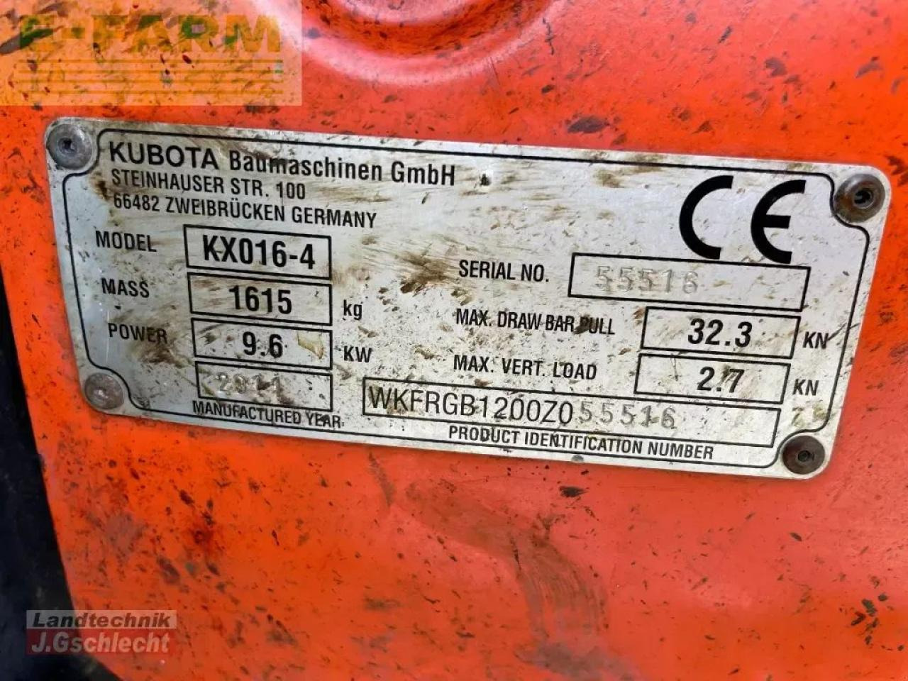 Мини-экскаватор Kubota kx016-4: фото 19