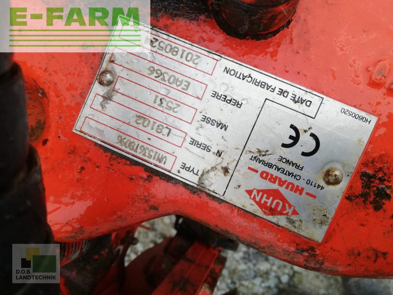 Плуг Kuhn vari-master 153: фото 6