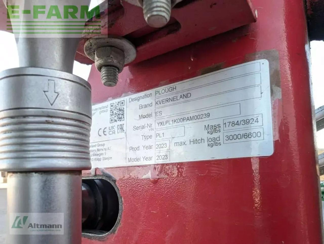 Kverneland es100 5schar streifenkörper - Плуг: фото 5 Kverneland es100 5schar streifenkörper - Плуг: фото 5