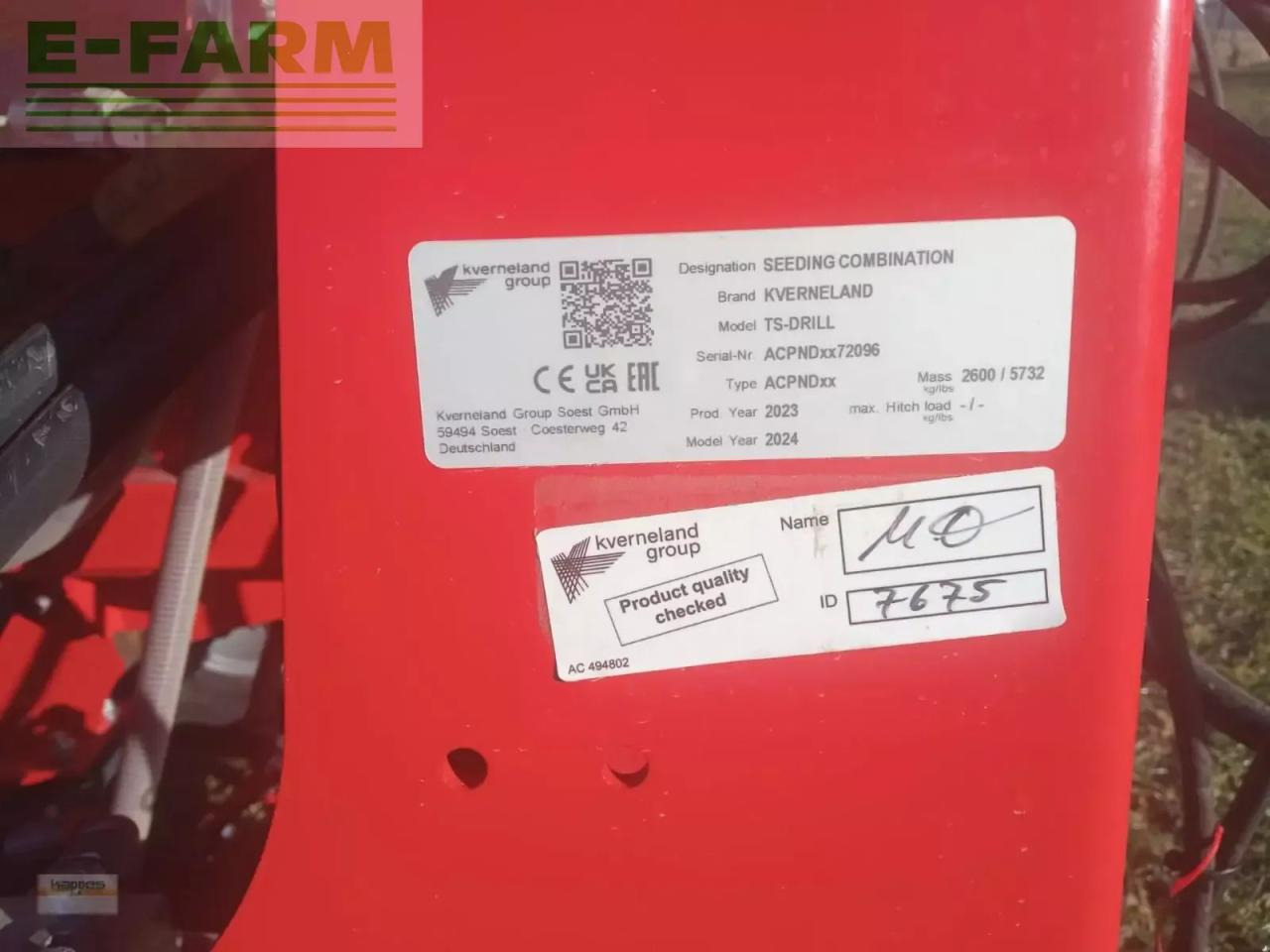 Kverneland tsdrill - Сеялка: фото 5 Kverneland tsdrill - Сеялка: фото 5